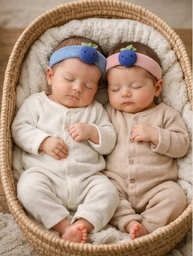 Removable Fruit and Cartoon-Themed Baby Headbands – A Playful and Comfortable Option for Photoshoots