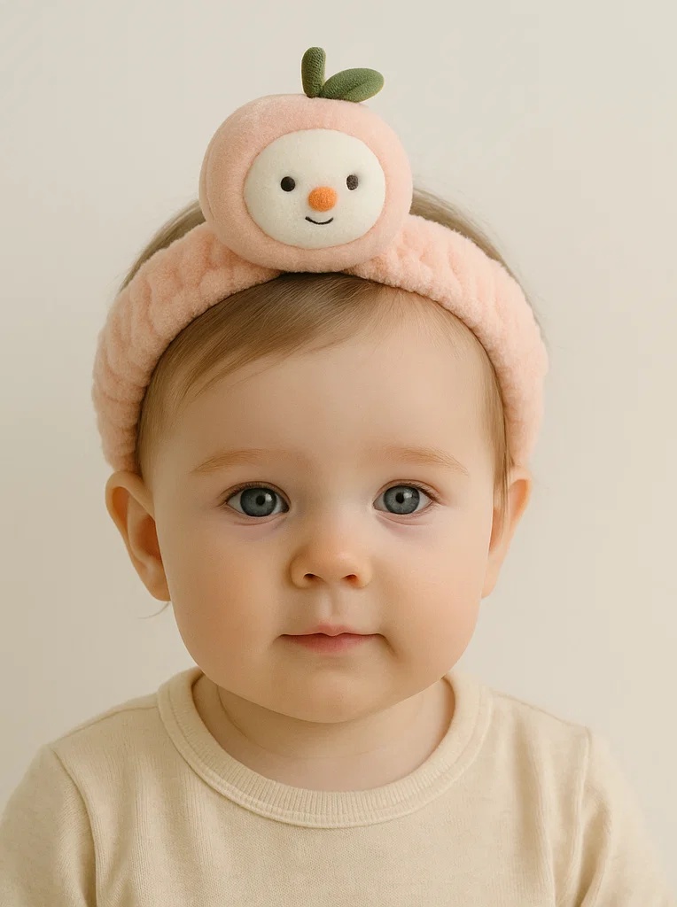 Plush Animal Headband – Cute & Snug Fit for Baby
