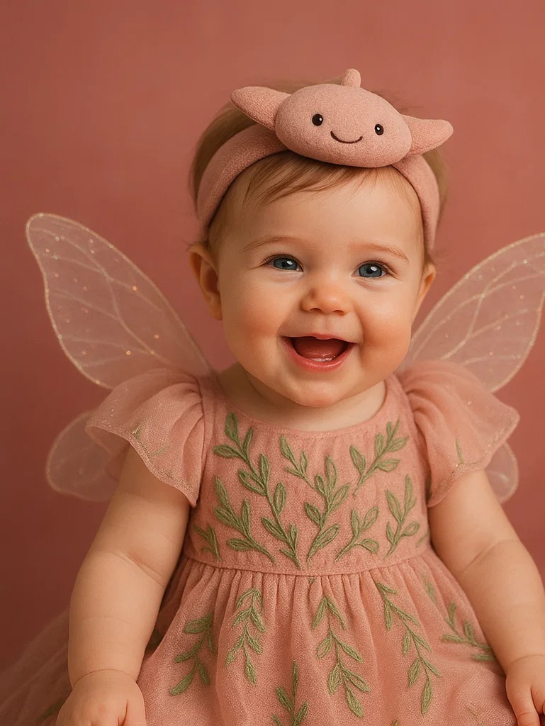 Soft Baby Headband with Playful Starfish Design - Perfect for Photoshoots