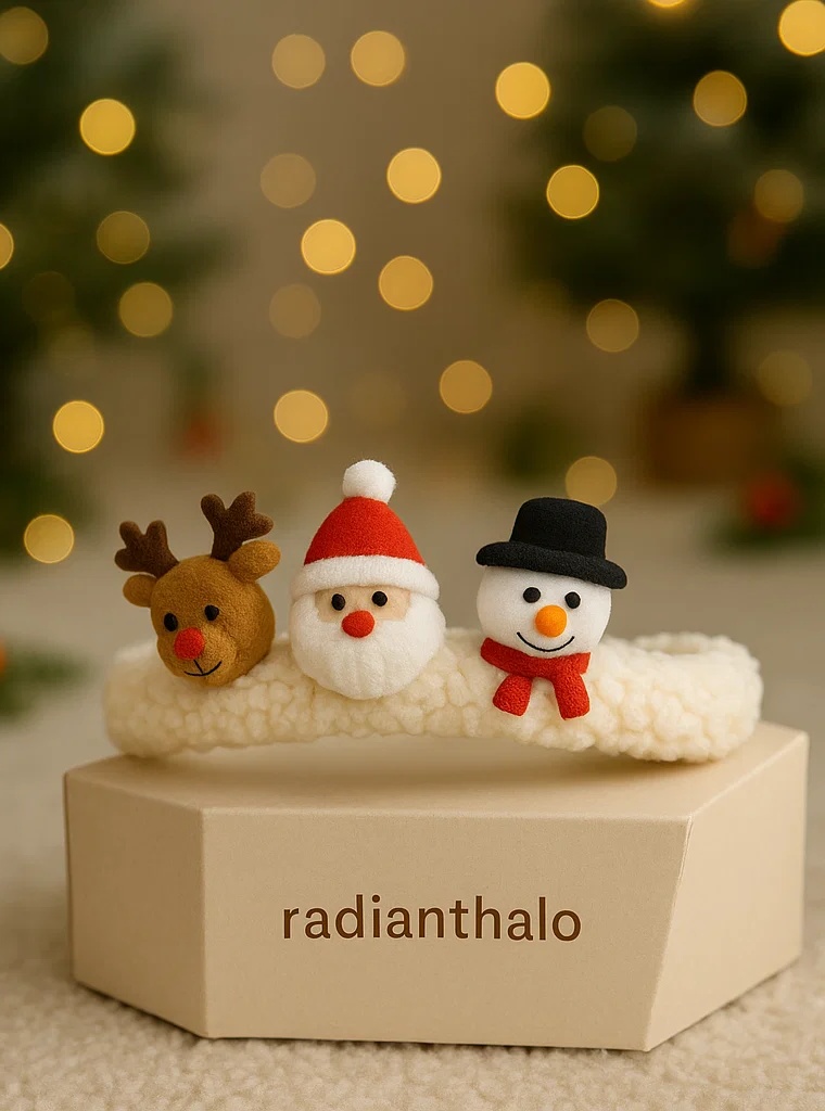 Bandeau de Noël pour bébé – Accessoire idéal pour collections de fin d'année