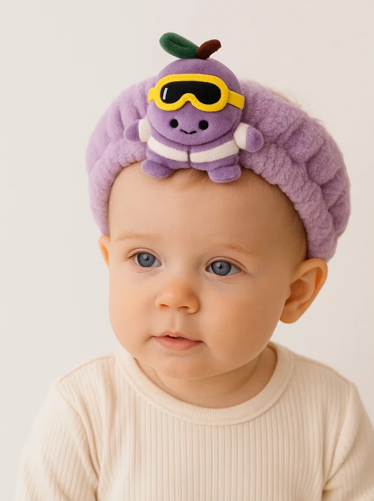 Luxury Plush Toy Baby Headband – Ultra Soft & Hypoallergenic