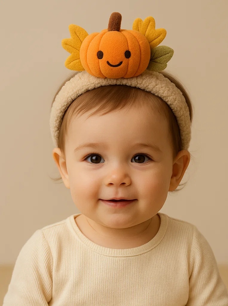Niedliche Halloween-Baby-Stirnbänder mit Plüschspielzeugen – ideal für Babyfotos B端 – B端 Kunden werden es lieben!