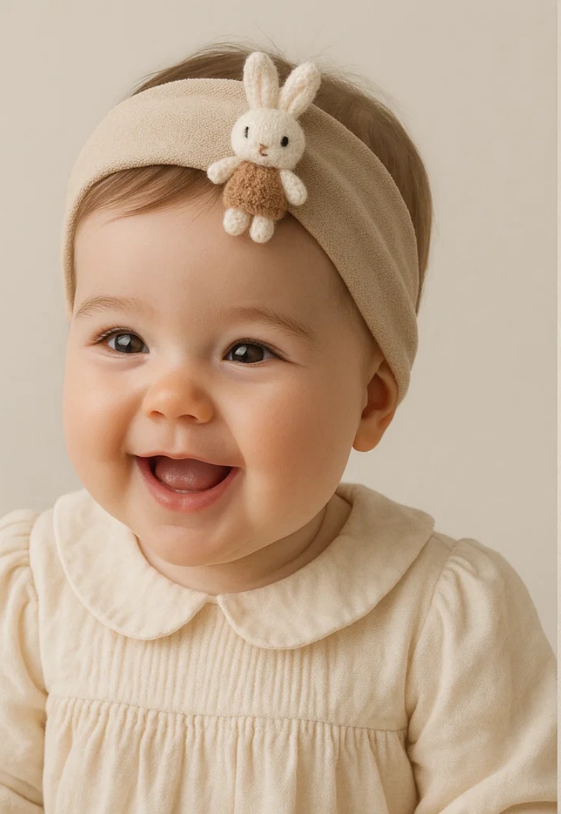 Serie de diademas de muñecas adorables para fotos de bebé