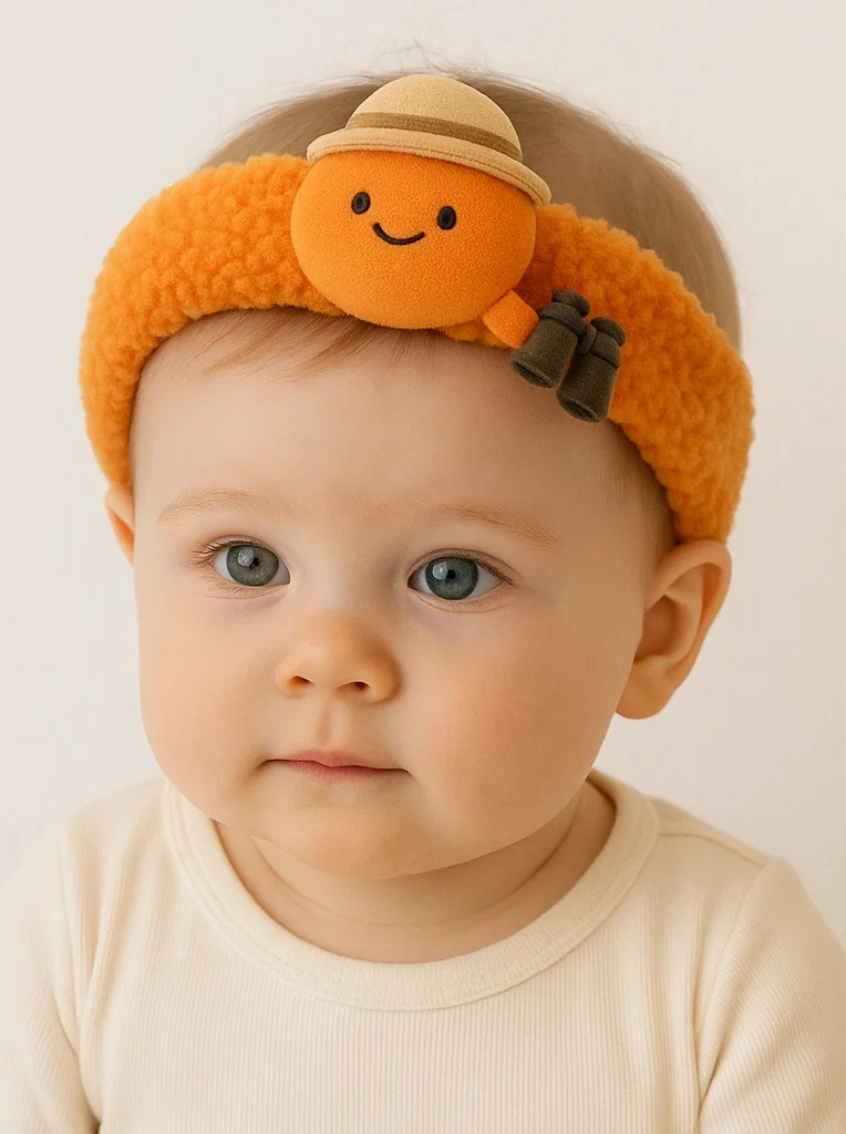 Premium Plush Baby Headband – Comfortable & Elegant