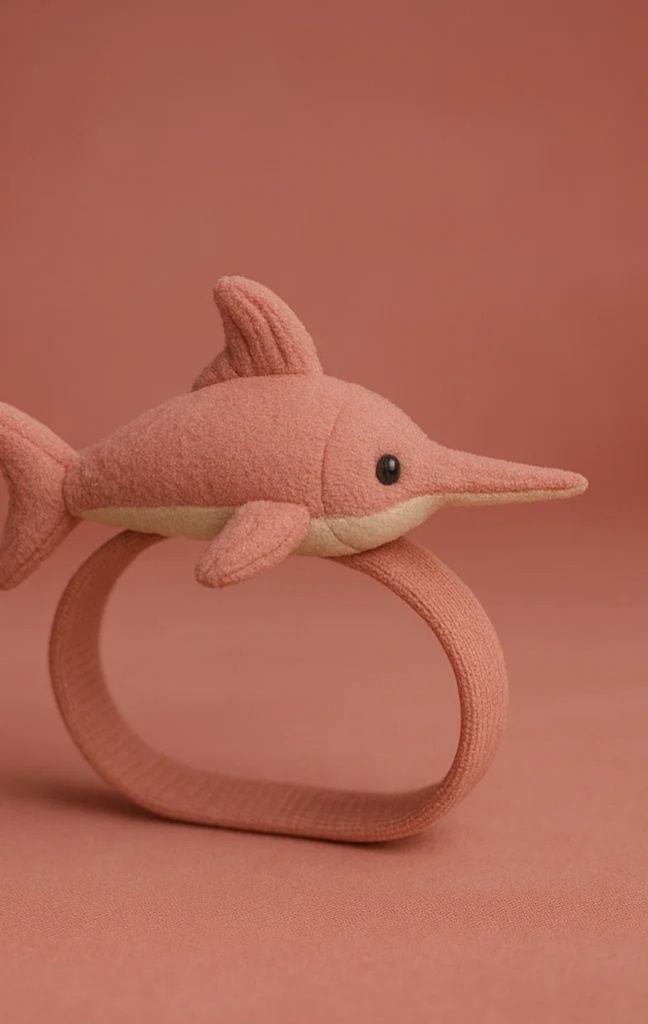Diadema para bebé con diseño de pez para fotos