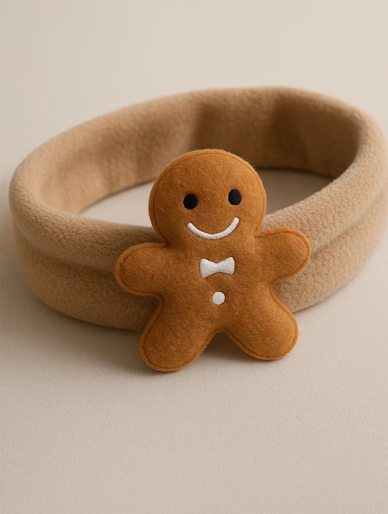 Gingerbread Baby Headband for Little Ones
