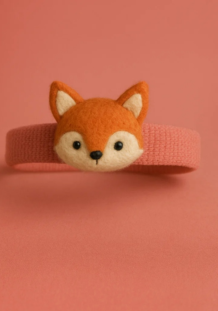 Fox Headband Baby Dress with Angel Wings - Cute and Whimsical Design for Toddlers