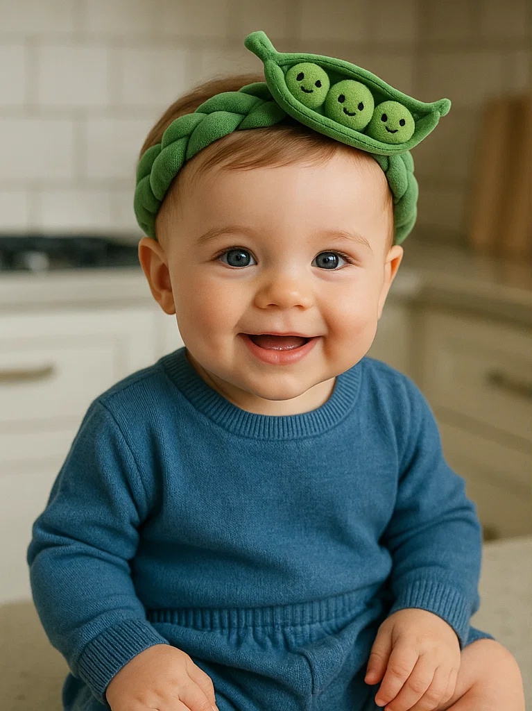 Peas in a Pod Baby Headband