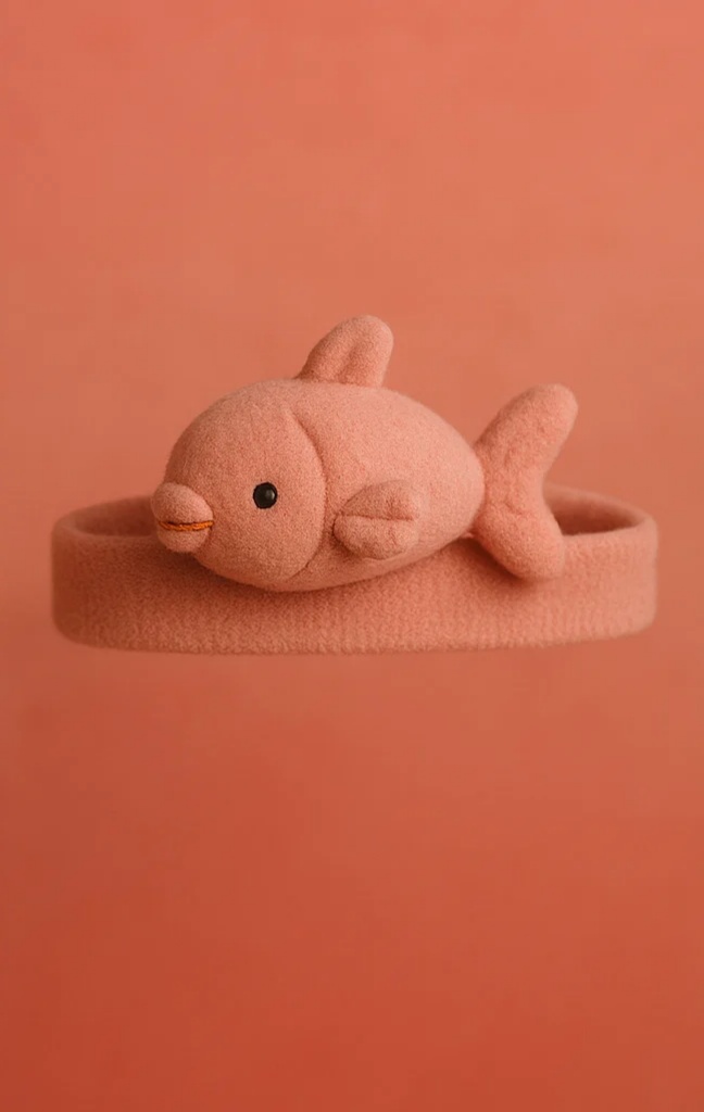 Diadema para bebé con diseño de pez para fotos