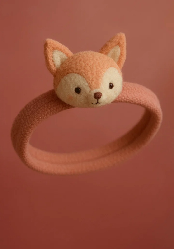 Fox Ears Headband Baby Dress with Angel Wings - Fun and Playful Design for Toddlers
