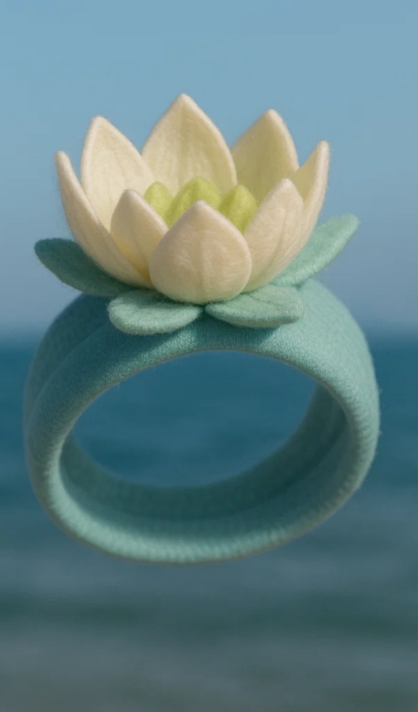 Charming Baby Headband with Light Pink Lotus Flower Decoration