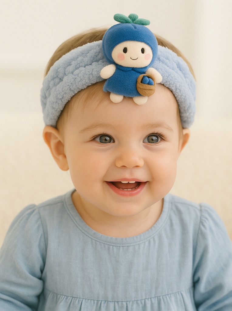 Removable Plush Toy Headband - Fun & Unique Design for Babies