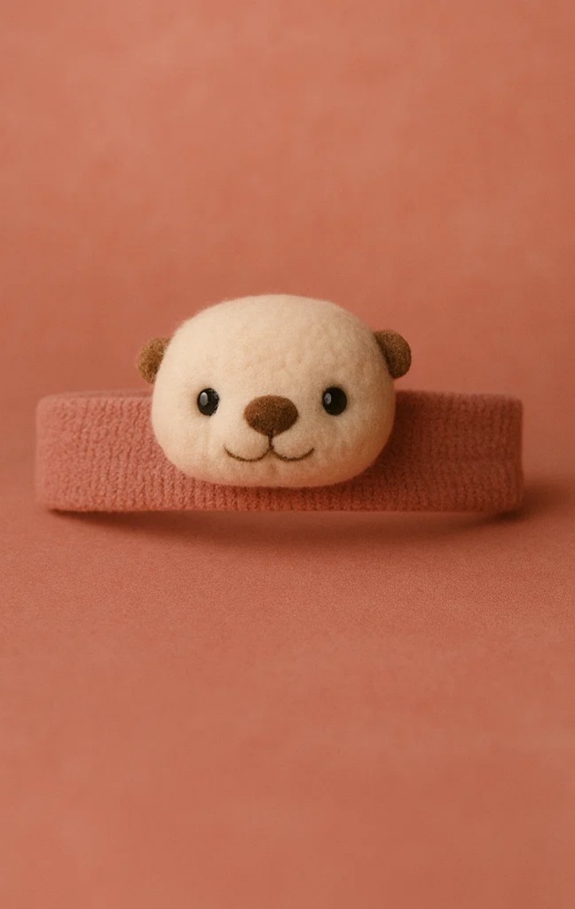 Diadema para bebé con diseño de nutria para fotos