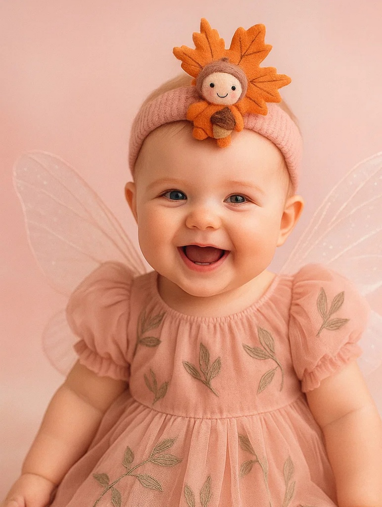 Wholesale Baby Doll Headband with Cute Leaf Style for Photo Studio Accessories
