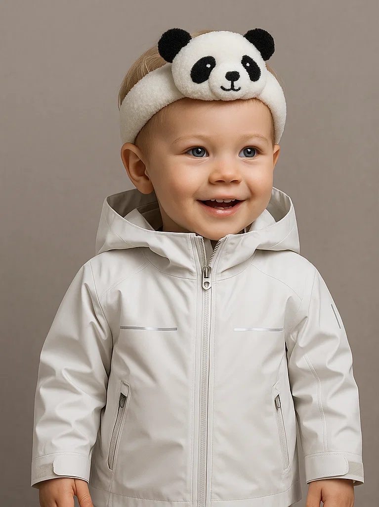Giraffe Baby Headband, Soft Fleece, Adorable Design