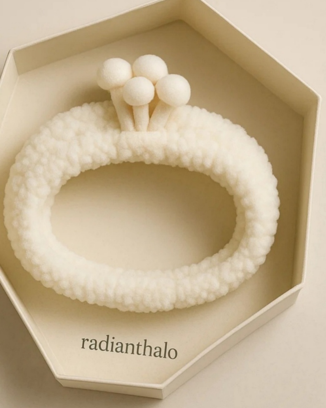Soft Baby Headbands with Removable Cartoon Mushroom Design for Comfortable Wear