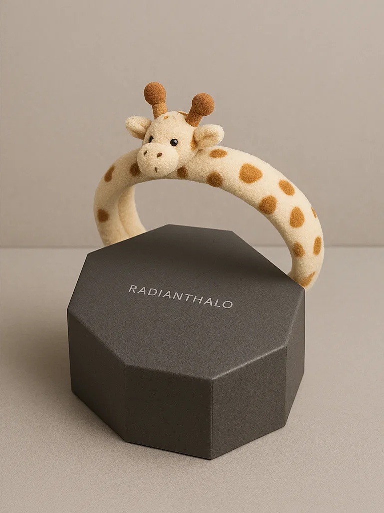 Panda Baby Headband, Soft Fleece, Cute Design
