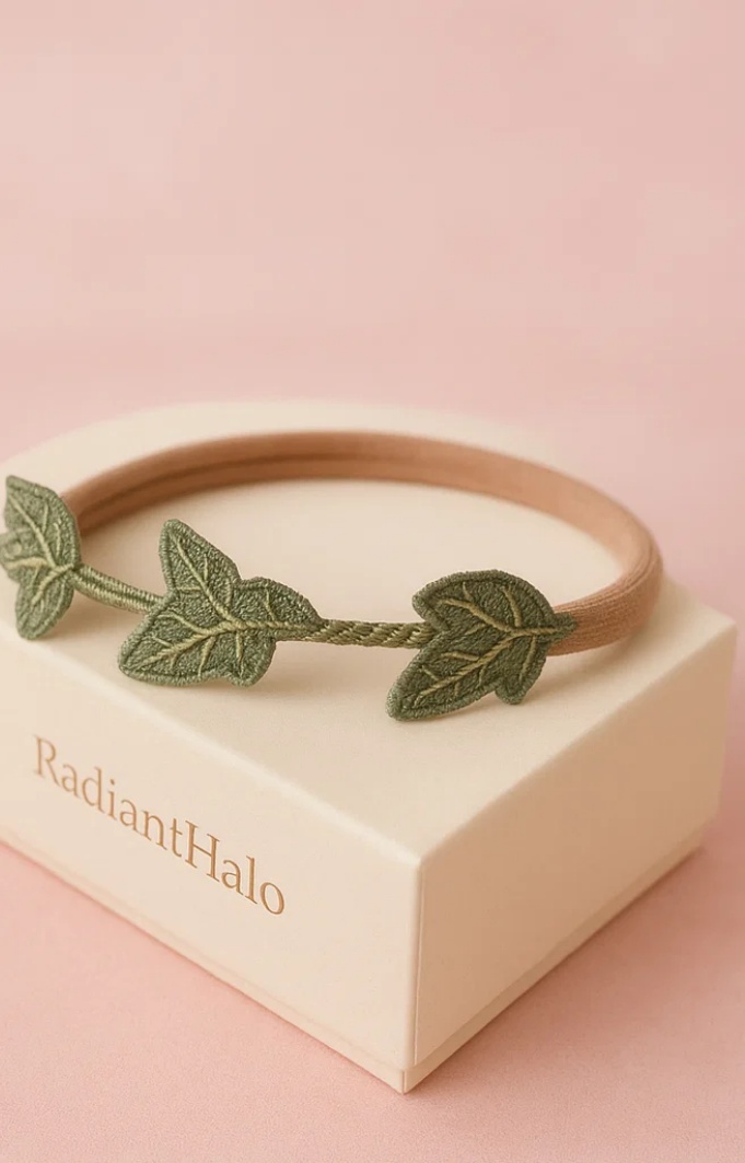 Woodland Ivy Halo Baby Headband