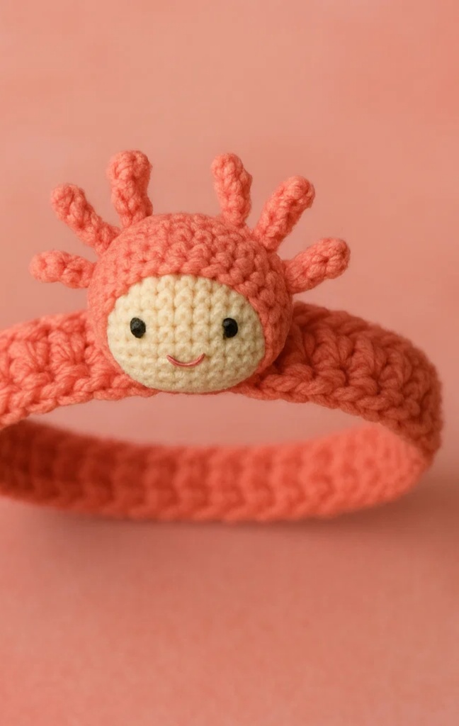 Adorable Crab Baby Headband with Playful Design
