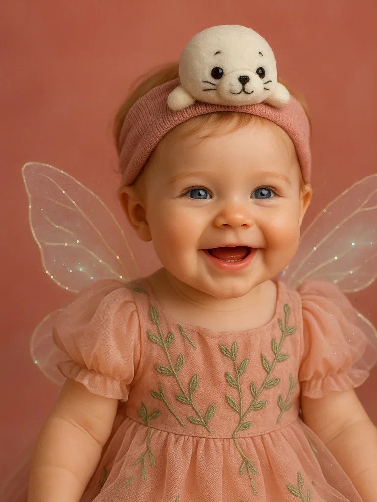 Adorable Seal Baby Headband with Soft and Sweet Design