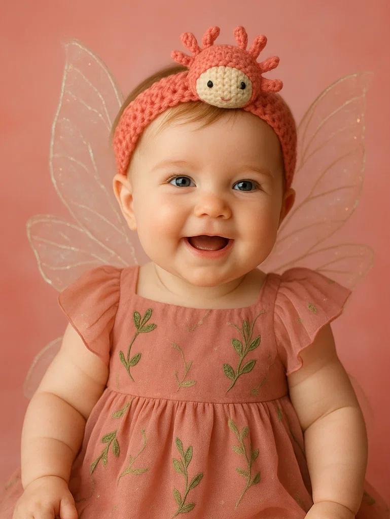 Adorable Crab Baby Headband with Playful Design