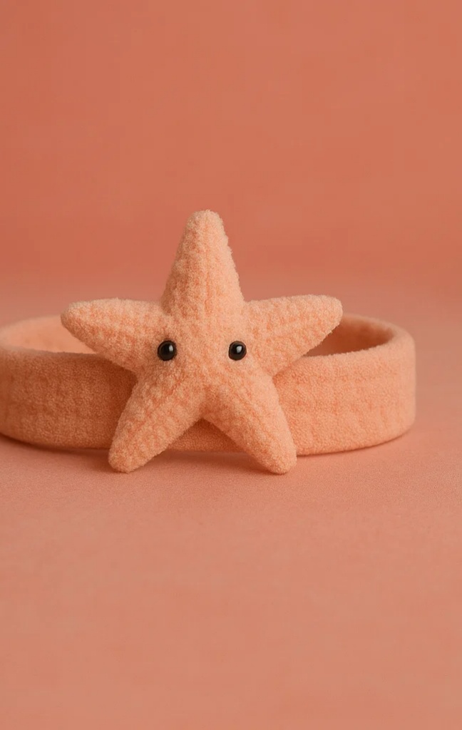 Cute Starfish Baby Headband with Charming Look