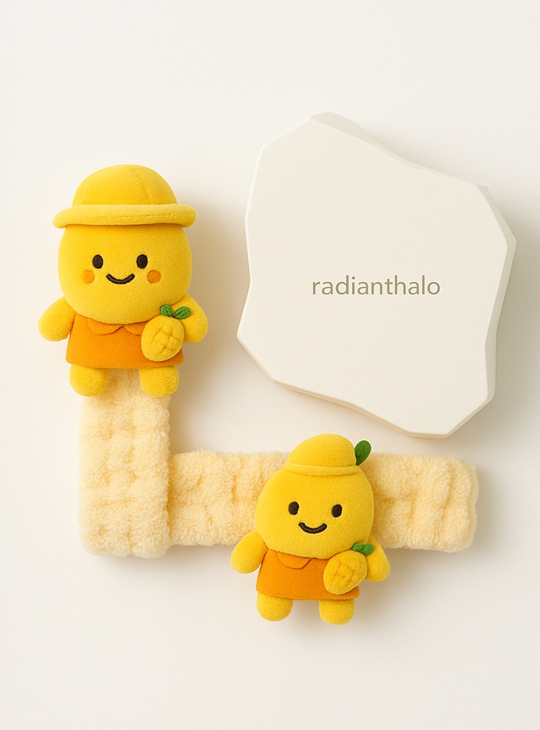 Charming Removable Plush Toy Headband - Elegant and Cute