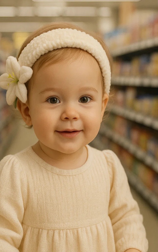 Cute and Comfortable Baby Headbands with Removable Floral Embellishments for Kids Apparel Stores
