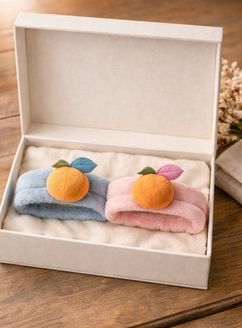 Concept de bandeau bébé à décor détachable pour diversification rapide