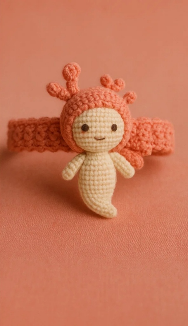 Playful Baby Headband with Lovely Crab Design