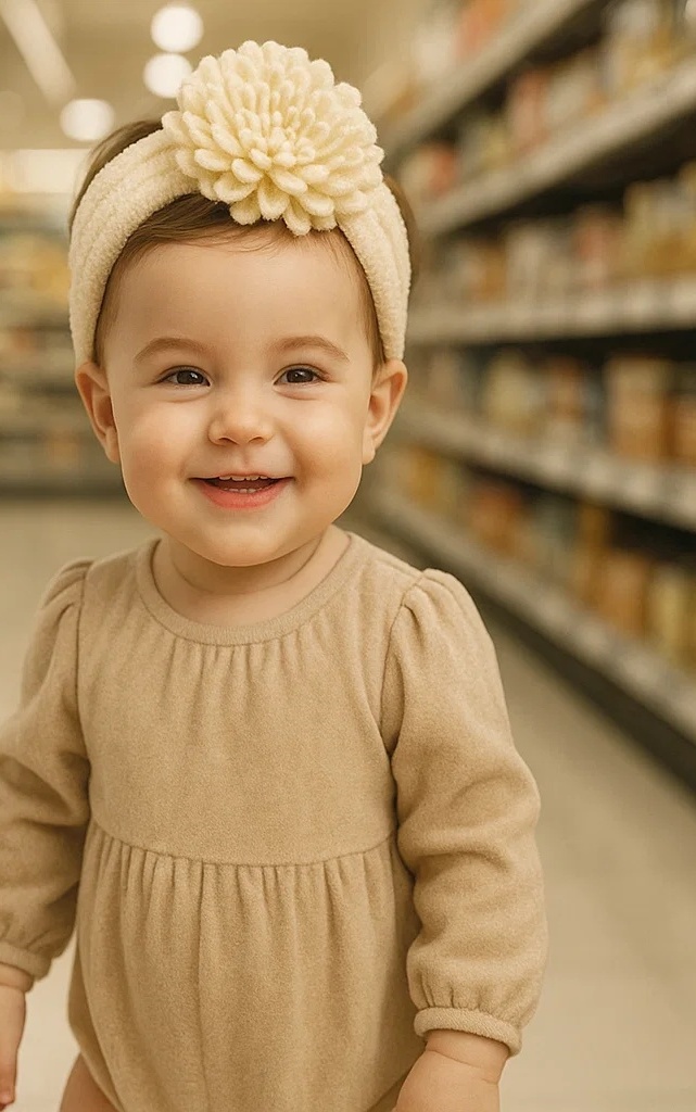 Lovely Baby Headbands with Exquisite Flower Details, Perfect for Baby Clothing Stores