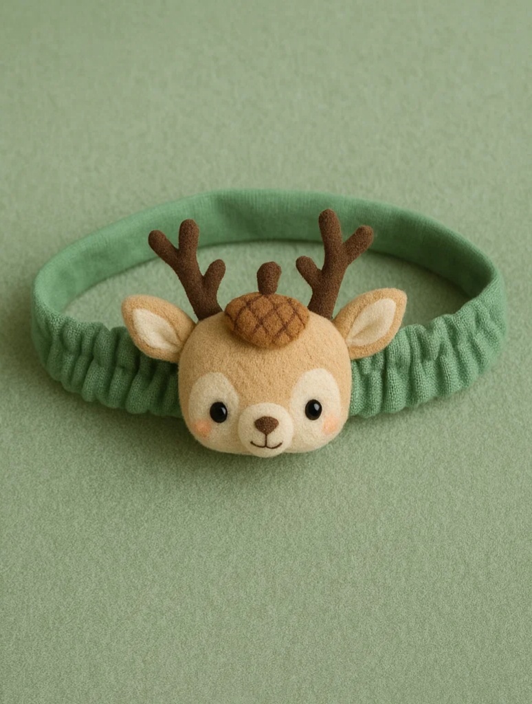 Deer-Themed Baby Headband