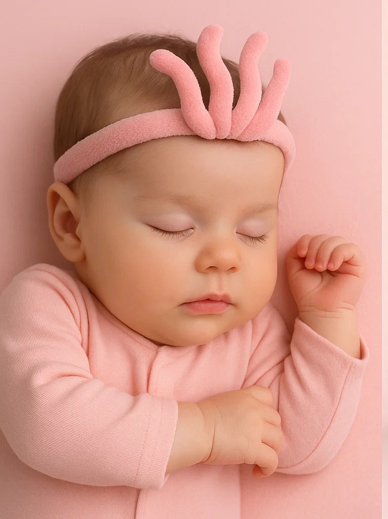 Diademas suaves y adorables para bebés con personajes de peluche para un toque tierno
