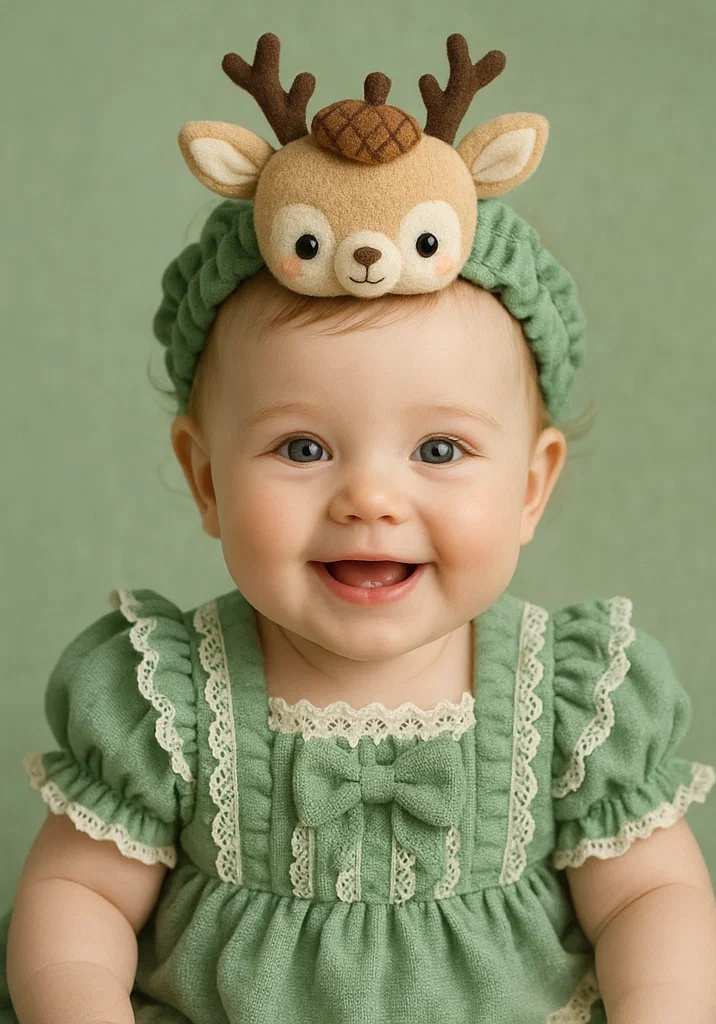 Deer-Themed Baby Headband