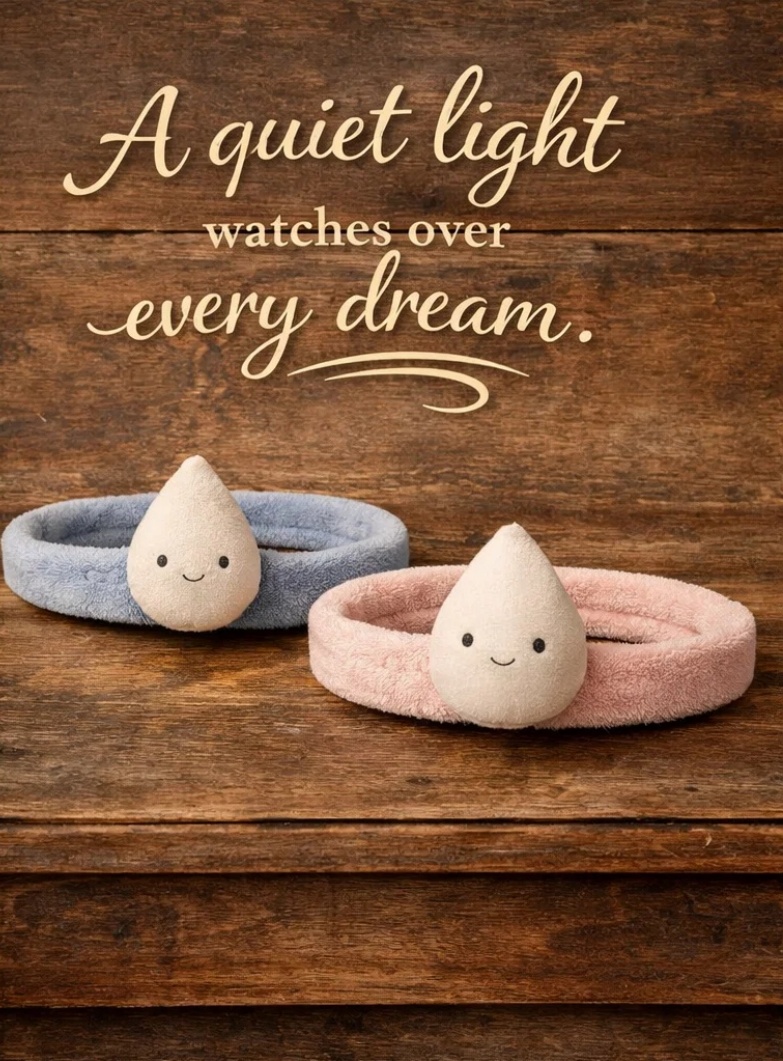 Plush Droplet Baby Headband – Pink | Newborn Photography Prop