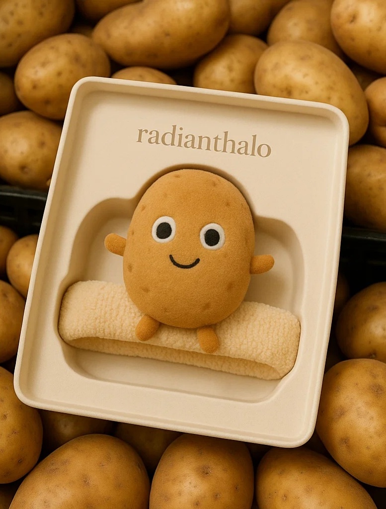 Potato Plush Baby Headband – Ideal for Baby Photography, Adorable and Soft