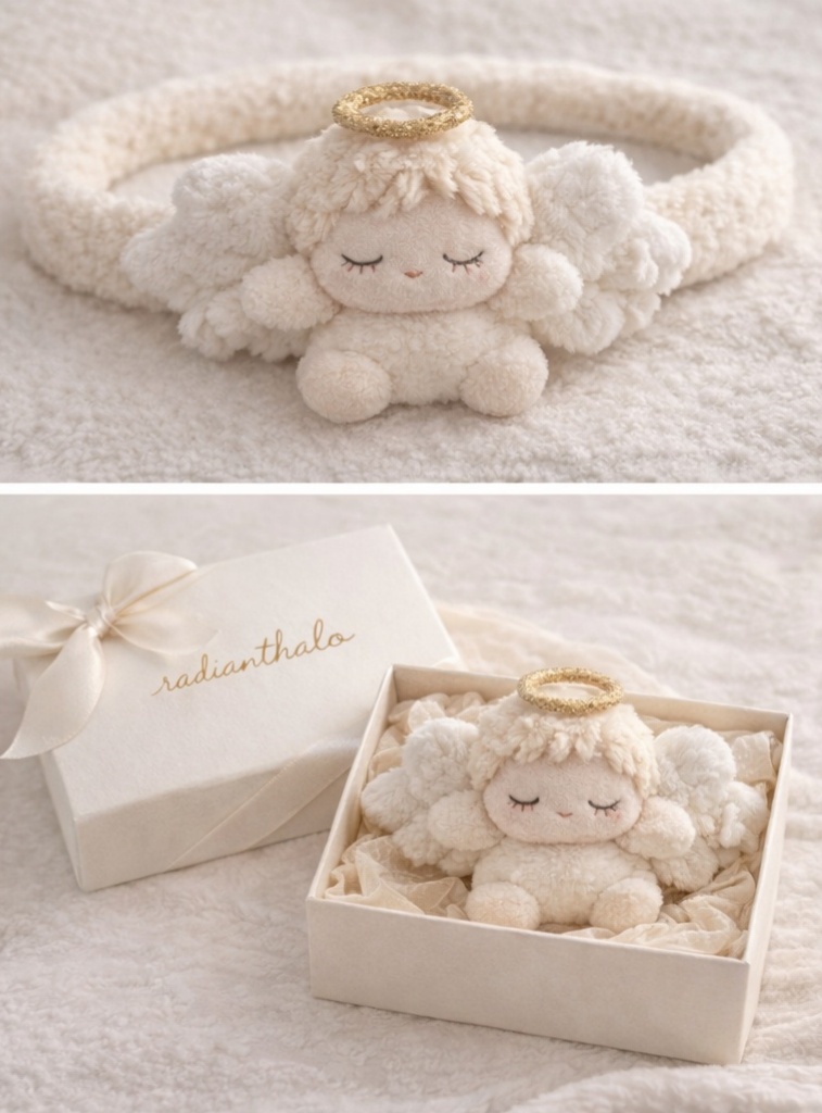 Angel Twin Baby Headbands for Perfect Twin Photoshoots