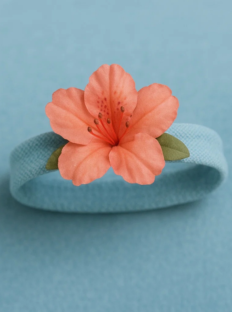Enchanting Floral Baby Headband for Photoshoots