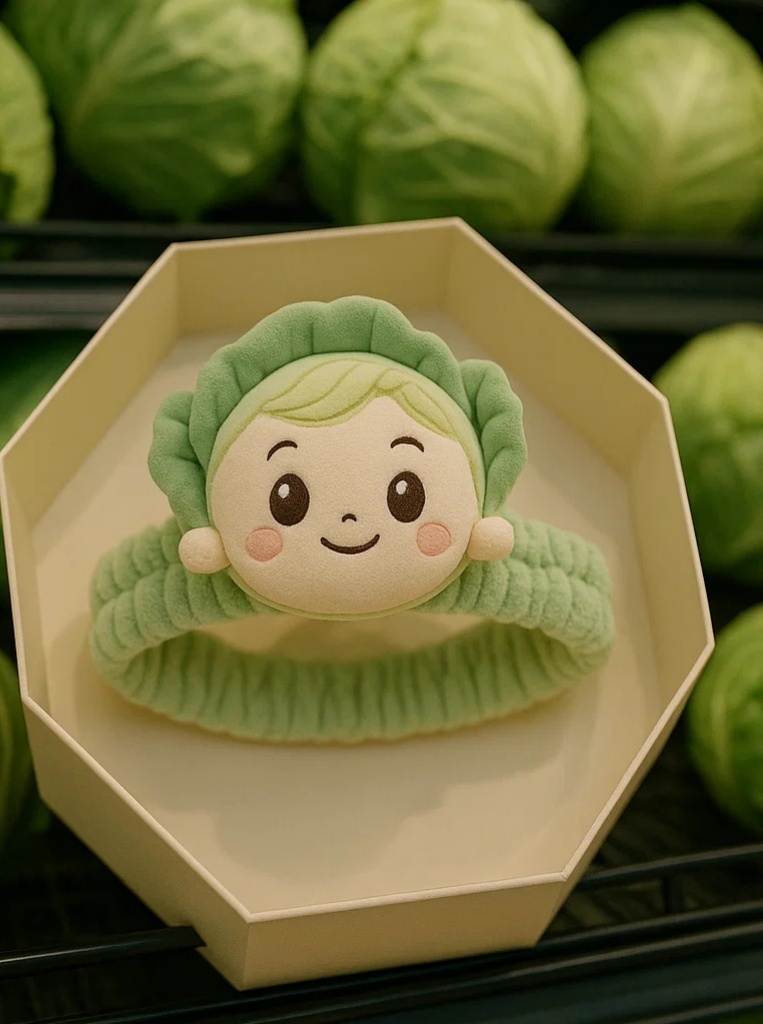 Cabbage Character Baby Headband
