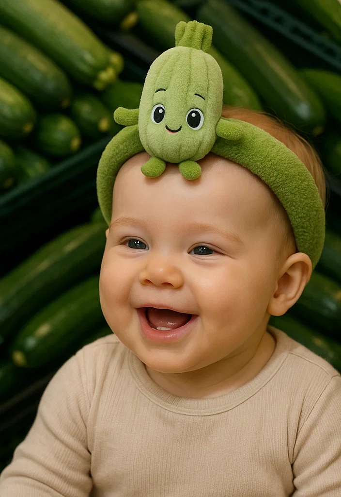 Radish-Inspired Baby Headband – Cute, Comfortable, and Perfect for Photos