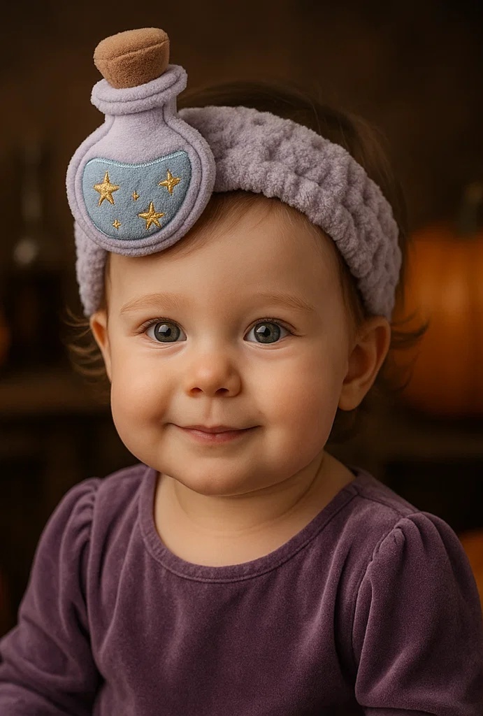 Magical Potion Bottle Plush Baby Headband for Baby Photography