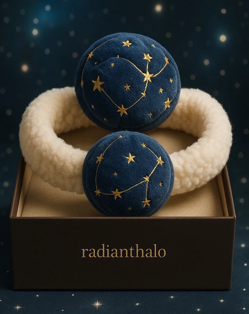 Constellation Plush Baby Headband for Trendy Baby Photography