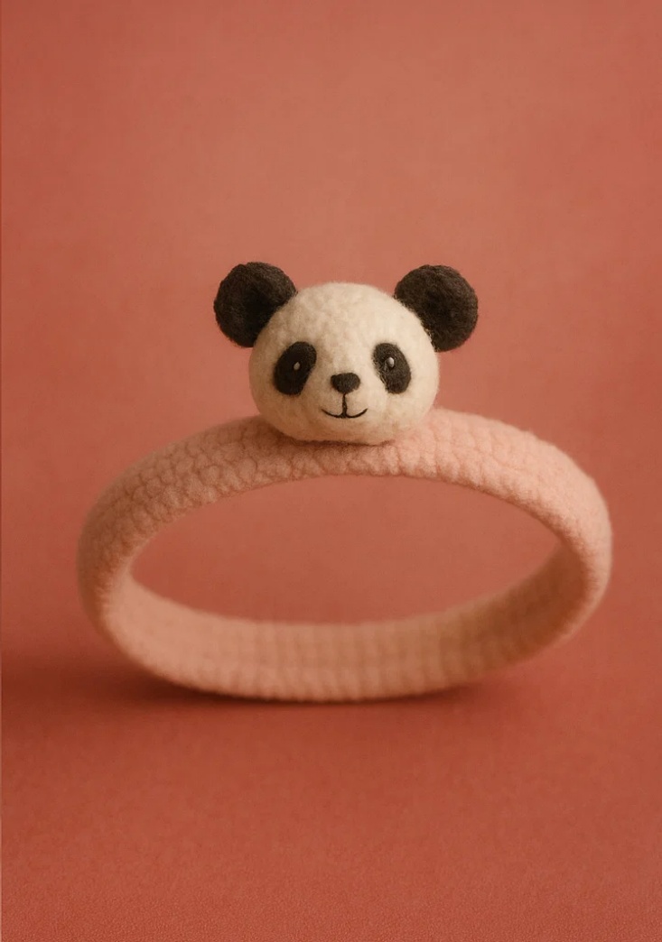 Panda Ears Headband Baby Dress with Angel Wings - Fun and Cute Design for Toddlers