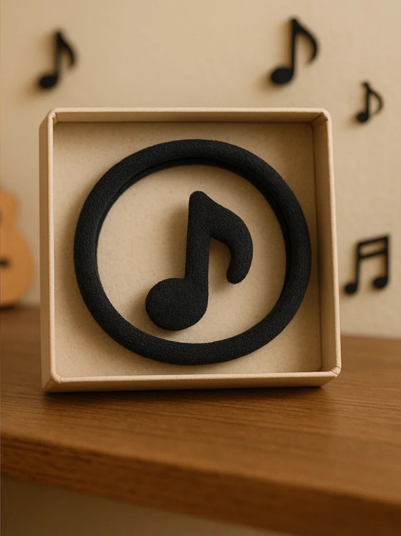 Bandeau pour bébé avec note de musique – Style rock mignon pour tout-petits