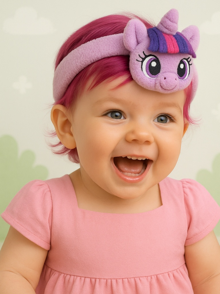 Wholesale Soft Plush Unicorn Baby Headbands for Photo Shoots and Gift Sets