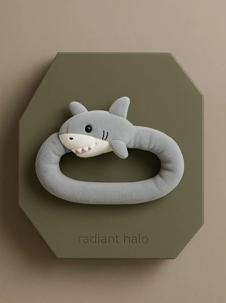Shark Plush Baby Headband for Adventurous Little Ones