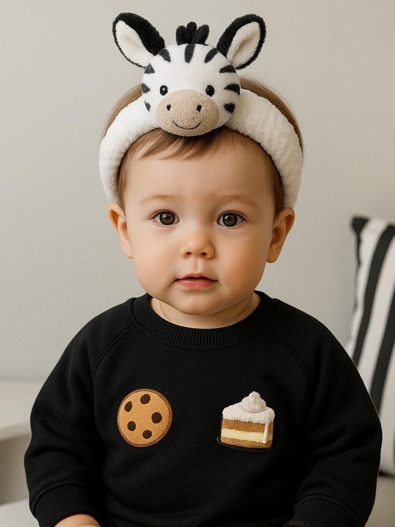 Zebra Cartoon Headbands for Babies – Wholesale Headwear for Photo Sessions & Gifting