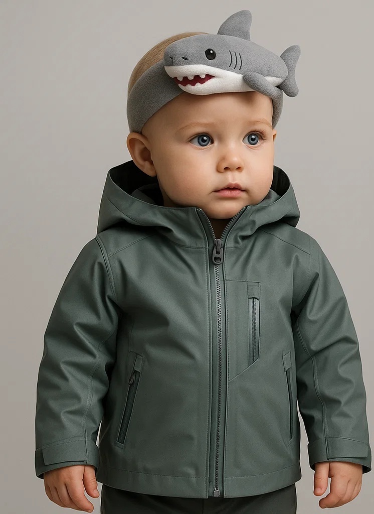 Adorable Shark Baby Headband for Playful Looks