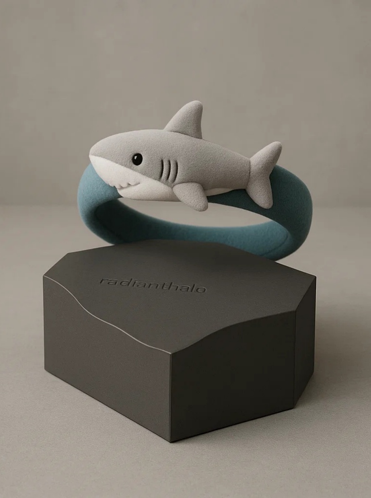 Adorable Shark Baby Headband for Playful Looks