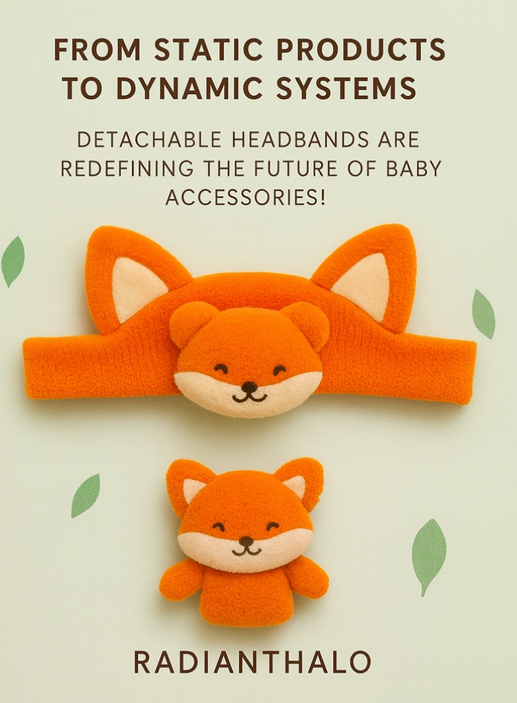 Cheerful Fox Headbands for Holiday Promotions & Baby Campaigns